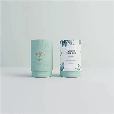 Sản phẩm vật liệu sinh thái bao bì tròn đóng gói hộp đựng mỹ phẩm đóng gói xi lanh có thể hộp thực phẩm ống giấy cho rượu tee cà phê trà